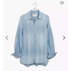 NWOT Madewell | Classic ex-boyfriend chambray